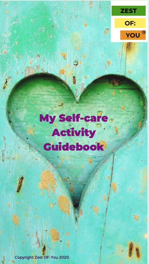 Cover of Zest of you self-care activities mini ebook